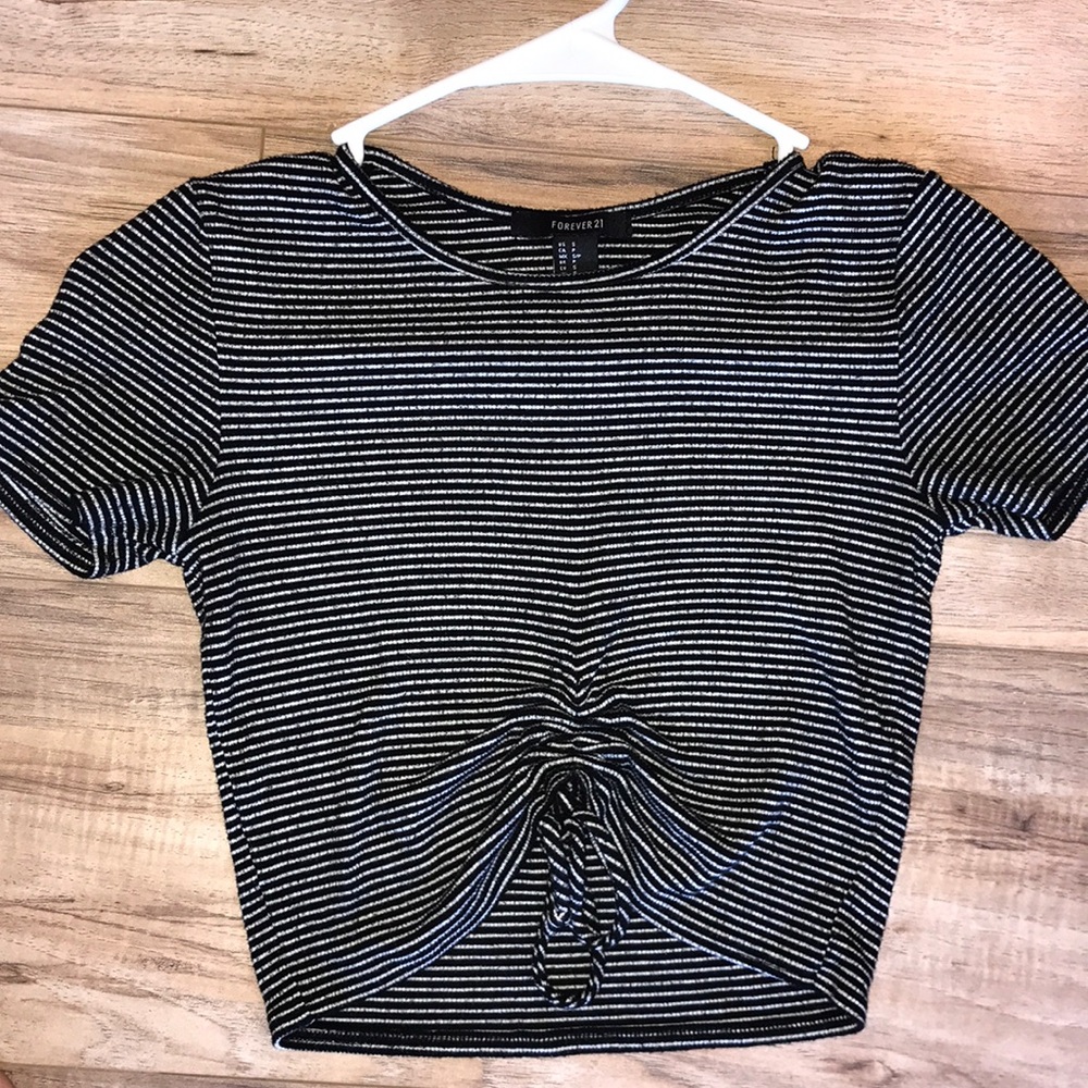 Cropped Forever 21 Adjustable Top